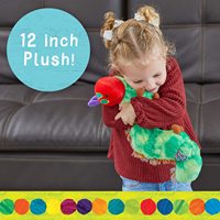 Peluche Personalizado de la Oruga Muy Hambrienta, Peluche Reversible de Oruga y Mariposa