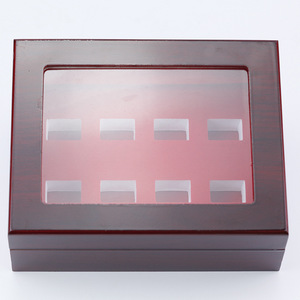 8 Khe cắm có thể đưa vào 8 chiếc nhẫn vô địch Vòng hiển thị 8 lỗ hộp gỗ cao cấp - Product Image 2