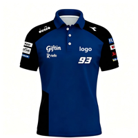 Camiseta Polo de Carreras Personalizable 2026, de Alta Calidad y Secado Rápido, Uniforme de Equipo para Hombres y Mujeres, para Competencia de Motorsport y Uso Diario