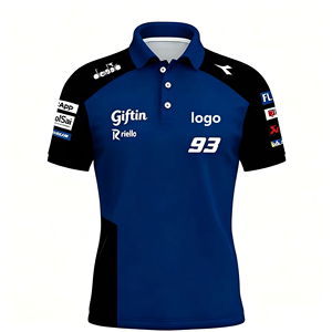 เสื้อโปโลแข่งรถแบบปรับแต่งได้ คุณภาพสูง แห้งเร็ว สำหรับทีมชายหญิง แข่งรถมอเตอร์สปอร์ต ชุดลำลองประจำวัน ลดราคาพิเศษ ปี 2026 - Product Image 2