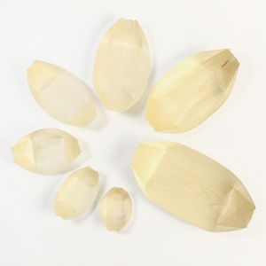 Bote de sushi de madera desechable de Poplar natural <span class=keywords><strong>Boa</strong></span> de madera de calidad alimentaria con varios tamaños - Product Image 4