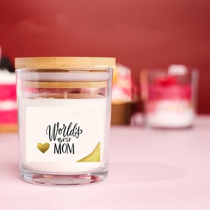 Huaming เทียนหอม<span class=keywords><strong>ก</strong></span>ลิ่นเทียนไขวันแม่ขี้ผึ้งถั่วเหลืองของขวัญวันเกิดชุดหรูหราที่ไม่ซ้ำใครแม่เทียนหอมที่มีโลโ<span class=keywords><strong>ก</strong></span>้ของฉันเอง - Product Image 3