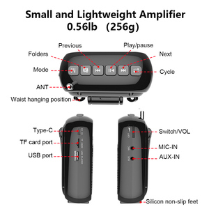 เครื่องขยายเสียงพกพา S328 รุ่นมินิ แบบคาดเอว เสียงดังชัด ไม่เสียงหอน - Product Image 6