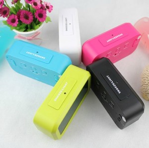 Lớn hiển thị kỹ thuật số <span class=keywords><strong>LCD</strong></span> thông minh đồng hồ báo thức với nhiệt độ sản phẩm sáng tạo cho không gian bàn - Product Image 3