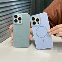 Casing HP Glitter Laris Manis dari Pabrik untuk iPhone 16 17 Pro, Penutup Ponsel Magnetik Bubuk Berkilau untuk iPhone 11 12 13 14