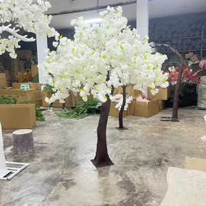 Venta caliente decoración de boda personalizada plantas verdes artificiales árbol de flor de cerezo blanco decoración de <span class=keywords><strong>interiores</strong></span> bonsái - Product Image 6