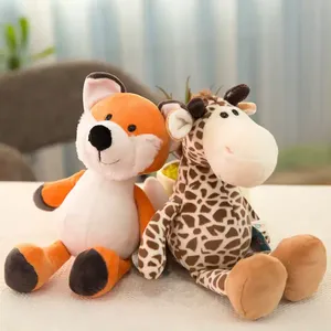 CustomPlushMaker ของเล่นสัตว์ป่าขายส่ง ของเล่นตุ๊กตาสัตว์สั่งทำ ของเล่นตุ๊กตาขนนุ่มน่ารัก ตุ๊กตาสัตว์ขนนุ่ม ฟ็อกซ์ แรคคูน ช้าง - Product Image 6