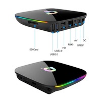 TV Box Android 11,0 HD 4G Wifi H6 Quad Core 128G Smart Android TV Box Set Top Box IPTV