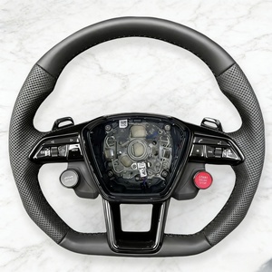 Venta Directa de Fábrica: Volante Deportivo de Cuero para Audi A3 <span class=keywords><strong>A6</strong></span> A7 A4L A5 A6L A7L Q3 Q5 Q7 A8 B8 C8 R8 TT, Venta al por Mayor y al Detal - Product Image 1