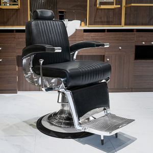 Sillón de Barbero Retro para Hombre, Silla Elevadora Dedicada para Peluquería y Salón de Belleza, para Afeitar y Peluquería Facial - Product Image 1