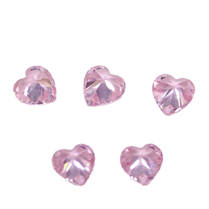 Piedras Preciosas Talladas en Forma de Corazón, Circonitas Sueltas, Piedras Preciosas Tratadas con Calor, Precio Competitivo - Product Image 2