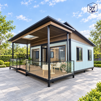 Maison modulaire extensible préfabriquée en conteneur pour l'aménagement de jardin, maison d'hôtes et bureau à domicile