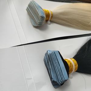 Extensiones de cabello humano Jasmine Beauty European 12A de calidad, con cinta adhesiva, 30 pulgadas, doble capa, extensiones de cabello humano Remy con cinta adhesiva. - Product Image 4