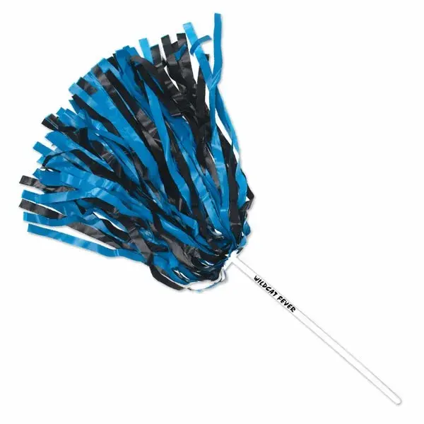 Cheap Promotional Gift 220 Wide Cut Streamers Printed Rooter Long Handle Pom