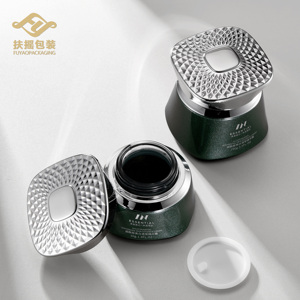 Emballage de flacons cosmétiques 30g 100g 50ml 120ml, flacons en verre dépoli vert argenté dégradé pour tonique, lait corporel, crème, <span class=keywords><strong>essence</strong></span> - Product Image 3
