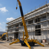 Mini-grue araignée de 12 tonnes avec service OEM/ODM personnalisé, directement de l'usine pour les acheteurs en gros et les commandes en vrac