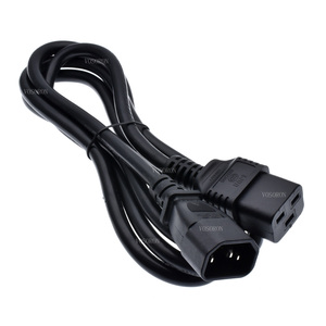 Câble d'alimentation AC VOSORON IEC320 <span class=keywords><strong>C14</strong></span> vers C19, C19 16A vers <span class=keywords><strong>C14</strong></span> <span class=keywords><strong>10A</strong></span>, 1,8 m/5,9 pi, usage industriel - Product Image 2
