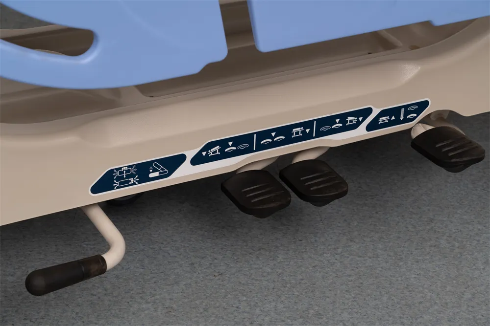 Hospital Emergency Transfer Trolley Clinical Manual Transfer Cart
