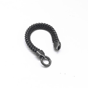 Bracelet pour homme en argent tibétain yunnique, design géométrique croisé, style punk rétro, bijoux pour les passionnés de moto - Product Image 2