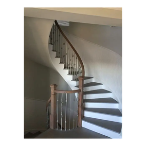 Escalera Espiral que Ahorra Espacio, Columna Central de Acero, Ideal <span class=keywords><strong>para</strong></span> Lofts y Apartamentos <span class=keywords><strong>Pequeños</strong></span> - Product Image 4