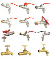 Robinet d'eau de jardin personnalisé IFAN, toutes tailles 1/2"-1", robinets d'eau extérieurs en laiton, Bibcock