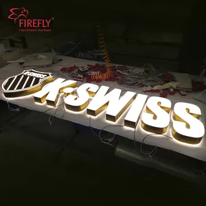 Letrero LED de letras de canal de metal 3D retroiluminado y de hotel de buena calidad para exteriores personalizado