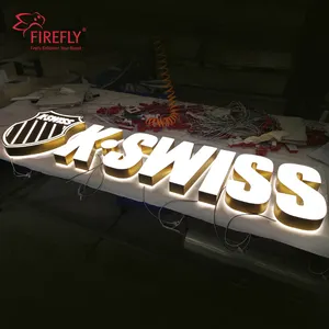 Personalizzato all'aperto di buona qualità hotel frontlit e retroilluminato 3D metallo canale lettera LED cartello