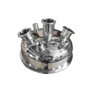 Sanitary Stainless Steel Hemispherical End Lid Male Thread USD in Extractor Products Parts