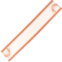 Chemin de table en lin imitation citrouille rayée orange, décoration de table vintage pour la récolte, pour Thanksgiving, cuisine, salle à manger, vente en gros