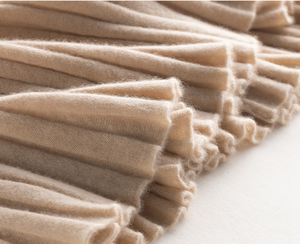 <strong>Ladies</strong> Autumn <strong>Winter</strong> Fashion Knitted 100% Cashmere Long Rib <strong>Skirt</strong> Soild Color Slim Pleated <strong>Skirt</strong> - Product Image 5