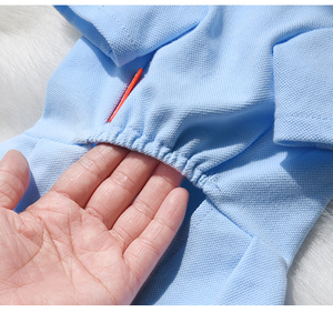 Vestiti Estivi per Cuccioli, Gonne Principessa in Cotone per Cani <span class=keywords><strong>e</strong></span> Gatti, Abiti Polo in Tinta Unita Rosa, Blu <span class=keywords><strong>e</strong></span> Giallo - Product Image 4