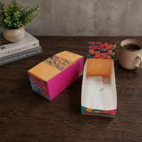 Boîtes de présentation en papier pour comptoir de vente au détail, personnalisées avec impression holographique, pour bonbons, gelées, barres chocolatées, en-cas, aliments pour bébés