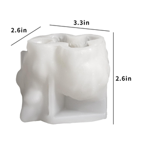 Popular Yak Highland Yak Aromatherapy Candle <b>Mold</b> Gypsum Candle Silicone <b>Mold</b> - Product Image 2
