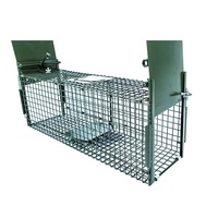 Fil pliable grand piège à animaux vivants 2 portes chat chien Cageracoon castor loup Cage lutte antiparasitaire pour raton laveur castor loup chat chien