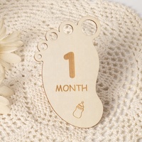 14 cartes de jalon Boho Hello World Signe de naissance en bois Baby Birth Shower Rainbow Mile Stone Plaques Milestone Discs
