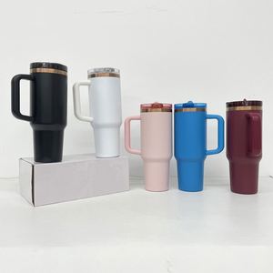 Ready to Ship Copper Underneath Leakproof <b>Travel</b> Stainless Steel Insulated <b>Cup</b> With Handle and Straw - Product Image 4