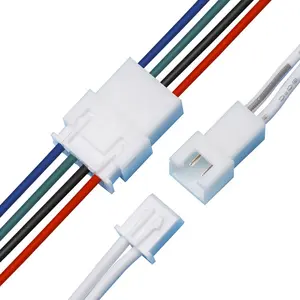 사용자 정의 남성과 여성 JST-XH XH2.54 4P 3Pin 5Pin 2 3 4 6 핀 터미널 플러그 와이어 JST XH XHR 2.54 2.54mm 케이블 커넥터