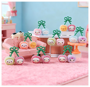 Maison de poupée miniature Kawaii, mini jouet pour enfant, <span class=keywords><strong>figurine</strong></span> de poupée en forme de cerise de dessin animé, charme 3D mignon en forme de fruit pour bricolage, surprise, sac aveugle porte-bonheur - Product Image 2