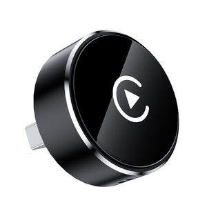 Mini Horizontal <b>Plug</b> 2 in 1 USB Port Wireless Carplay <b>Adapter</b> Android Auto <b>Adapter</b> Black <b>Type</b> <b>c</b> Car Play <b>Adapter</b> - Product Image 1