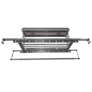 Smart Electronic Folding <b>Ceiling</b> Drying Rack With Heating Function For Clothes Indoor Use Stainless Steel Material - Product Image 2