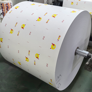 Hersteller Preis PE beschichtete Papierrolle für Rohmaterial für Kaffee-und Getränke becher White Board Card Rolls Stock - Product Image 6