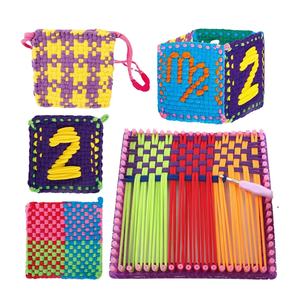 Jouets éducatifs tissage artisanat boucles <span class=keywords><strong>KidsToys</strong></span> pour filles cadeaux créatifs Kit d'artisanat Kit de tricot - Product Image 2