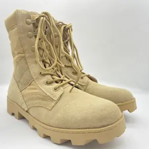 XC, stivali da deserto tattici beige ALTAMA 8 "originali per vendita al dettaglio con suola in gomma dura con stivali da combattimento con cuciture rinforzate HSM107