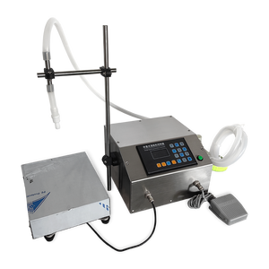 أفضل سعر ماكينة تعبئة السوائل للزيت والعسل والمياه المعبأة 17 لتر/دقيقة، ماكينة تعبئة بالوزن شبه أوتوماتيكية - Product Image 5