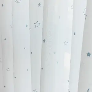 Sheer ผ้าม่าน Photo กลางแจ้งผ้าม่านสำนักงานโมเดิร์นห้องนั่งเล่นหรูหราปักผ้าม่าน - Product Image 1
