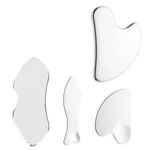 Free Logo Custom <strong>Stainless</strong> <strong>Steel</strong> Gua Sha Facial Massager Body <strong>Face</strong> <strong>Massage</strong> Therapy Tool for Pain Relief Scrapping - Product Image 2
