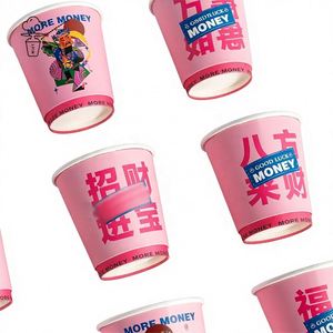 Vaso de Papel Biodegradable de Doble Pared con Logotipo Personalizado, Giratorio y Desgarrable, para Café Caliente - Product Image 2