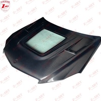 Couvercle de moteur en fibre de carbone transparente Z-ART pour Mercedes C207 E Coupé 2013-2015, fibre de carbone, fibre de verre, capot avant en fibre de carbone