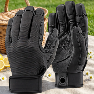 Gants de protection sportifs respirants, durables, antidérapants, avec fermeture auto-agrippante, en tissu polyuréthane pour l'escalade et la descente en rappel - Product Image 6