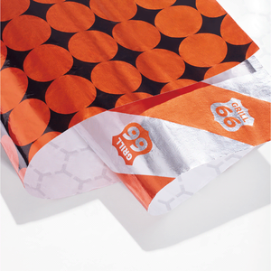 Haoyuan Bánh Hamburger Lá Bọc Tổ Ong Cách Điện Lá Tấm Với Giấy Tùy Chỉnh In Ấn Cấp Thực Phẩm Nhôm Bánh Sandwich Gói - Product Image 1